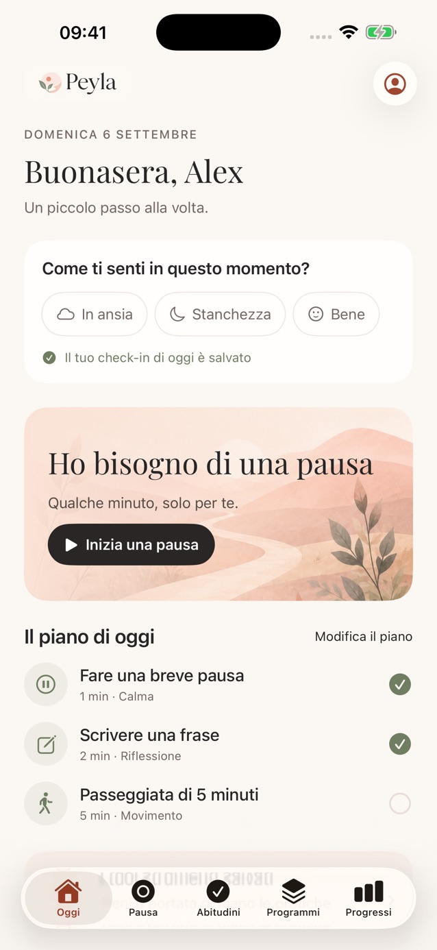 Peyla · La tua giornata